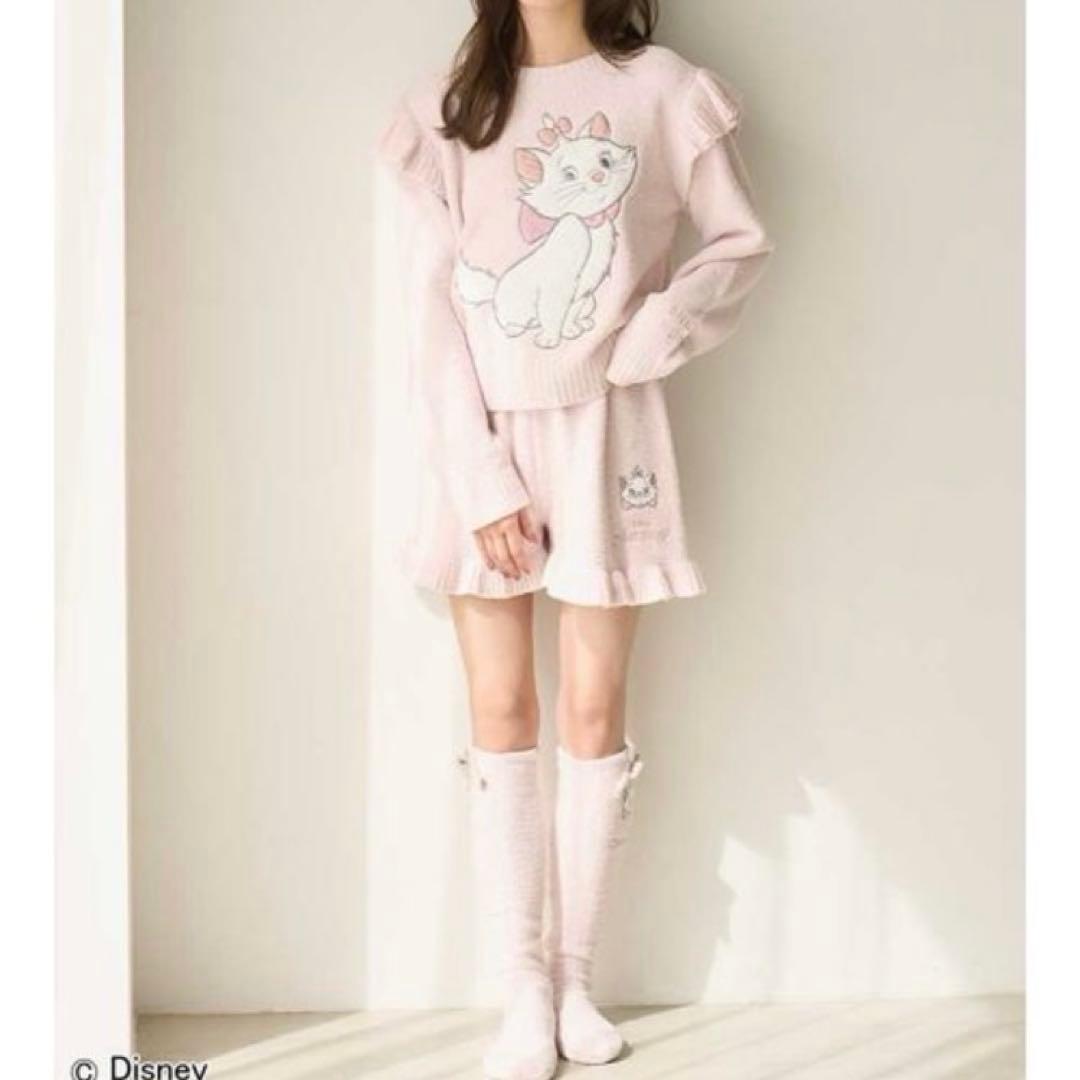 スナイデルホーム　マリー　 ニットプルオーバー&ショートパンツ&ハイソックス