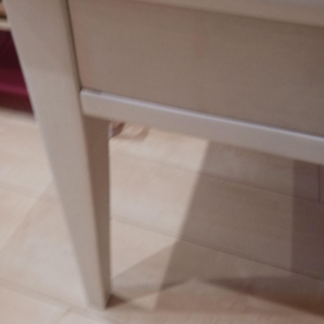 ホワイトガラス天板センター　ローテーブル　アクセサリー