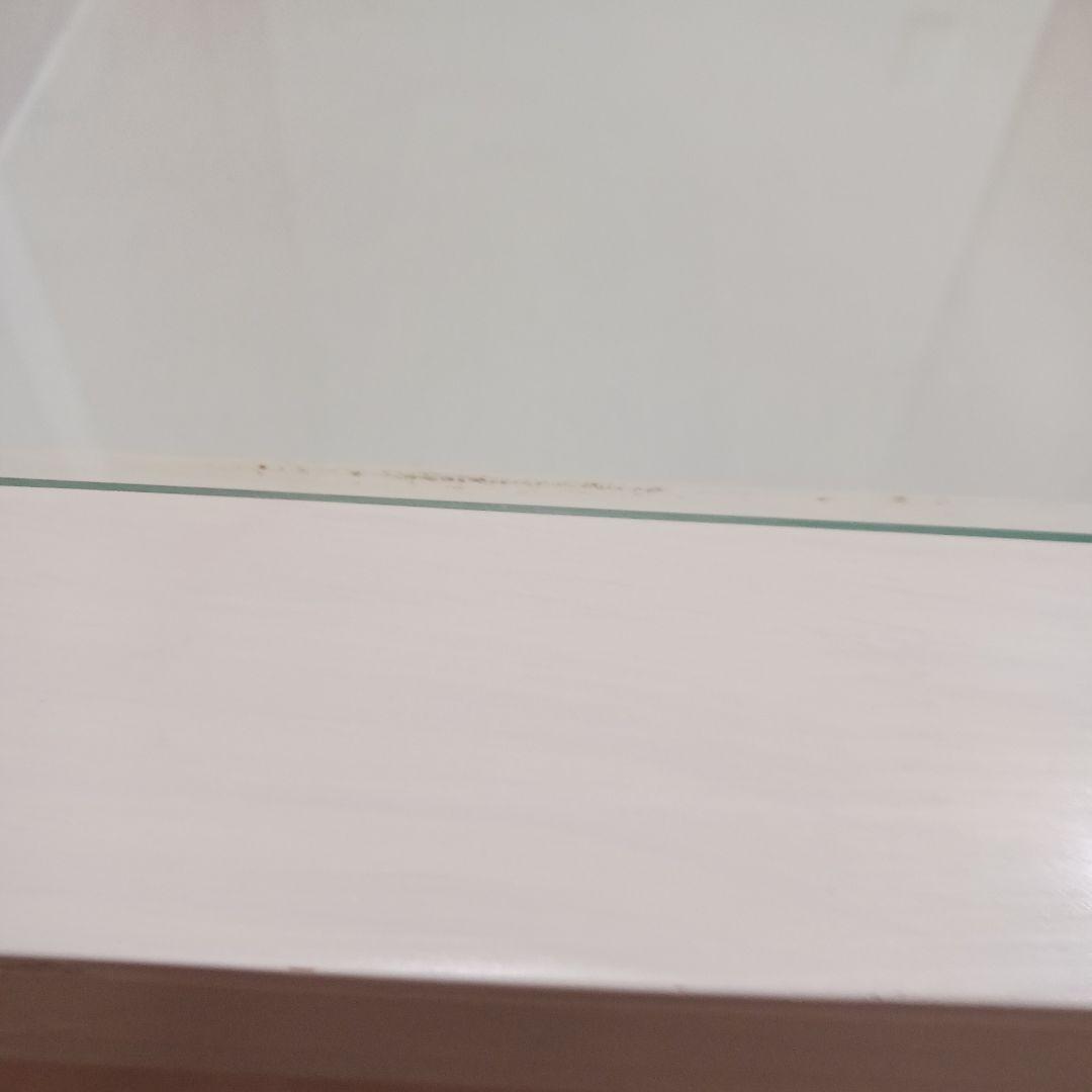 ホワイトガラス天板センター　ローテーブル　アクセサリー