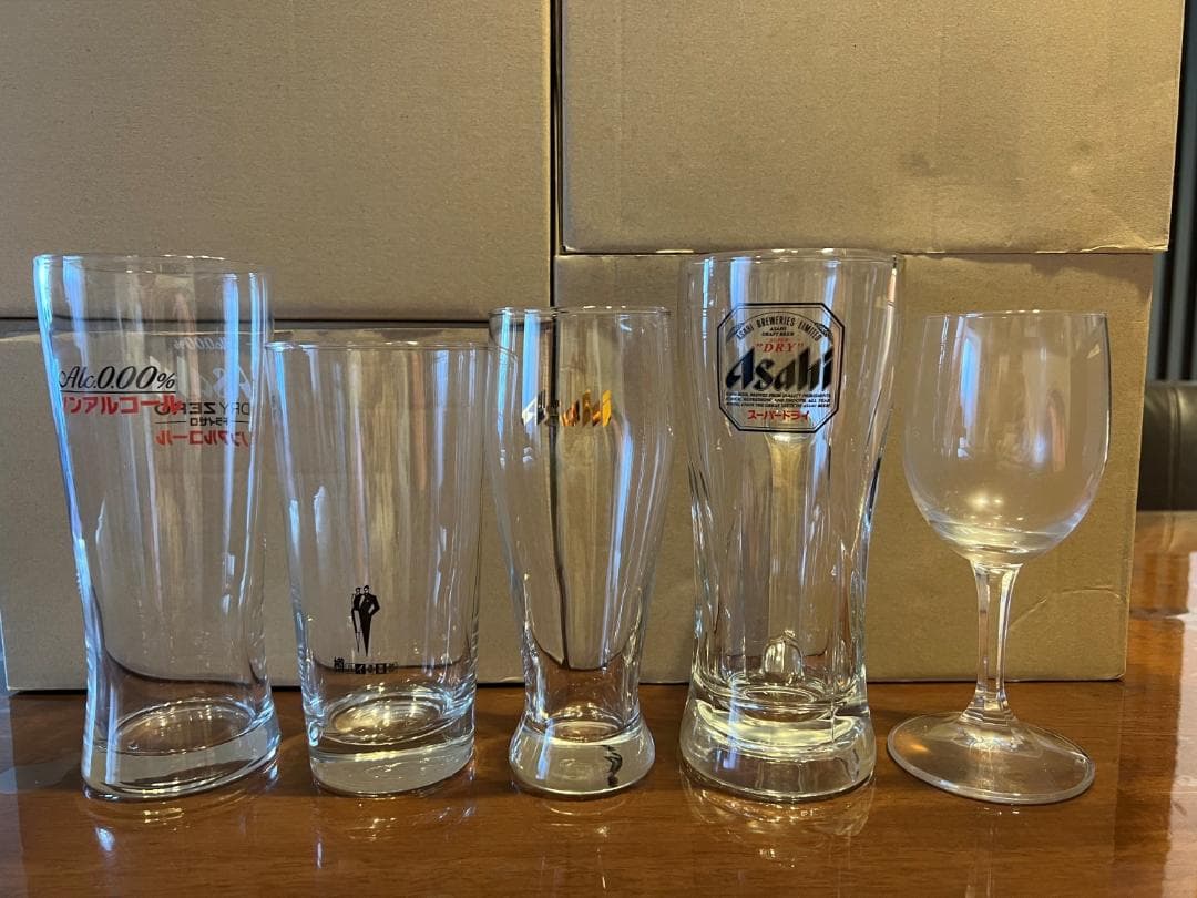 船盛4個とグラス25個