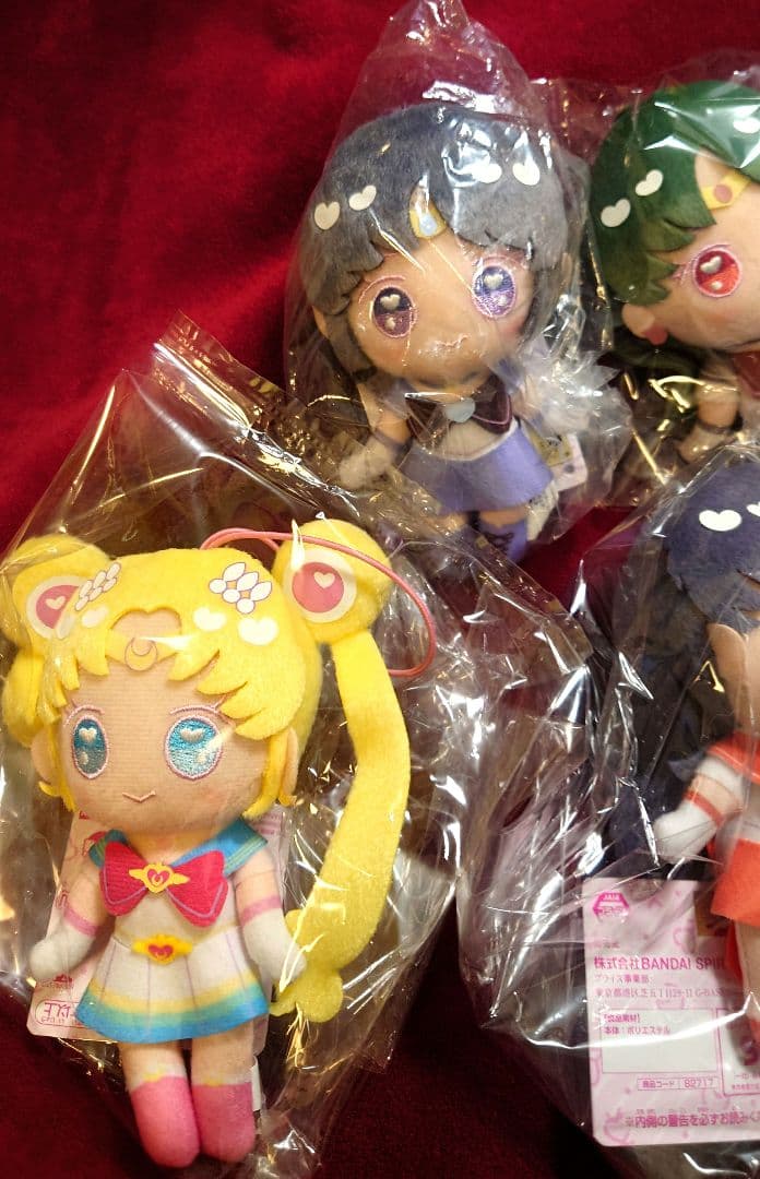 新品☆　セーラームーン　ゆめちっく☆どーる　ぬいぐるみ　全種　コンプ　プライズ