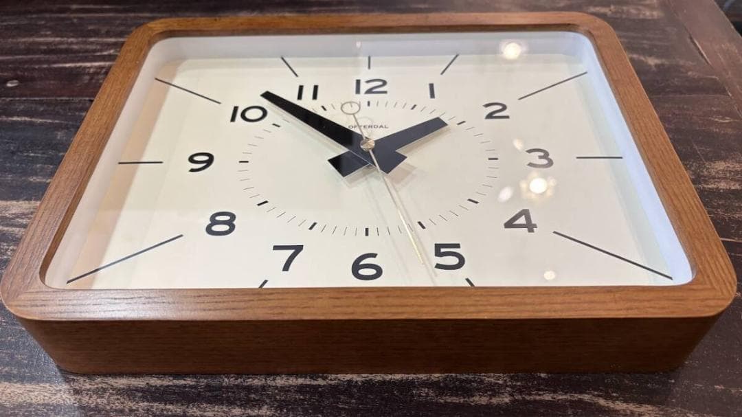 インターフォルム　ウォールクロック 　Holger ホルガー★掛時計　レトロ