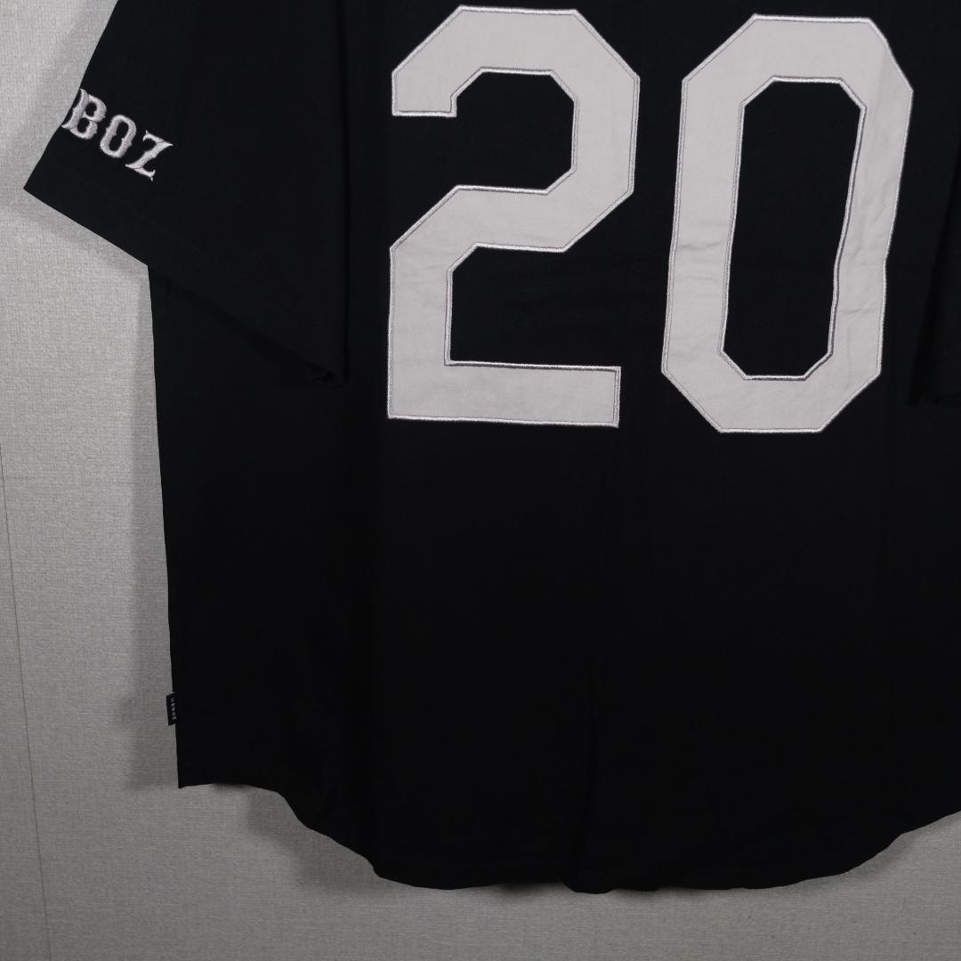 CALEE KEBOZ ケボズ  BASEBALL SHIRT 黒L