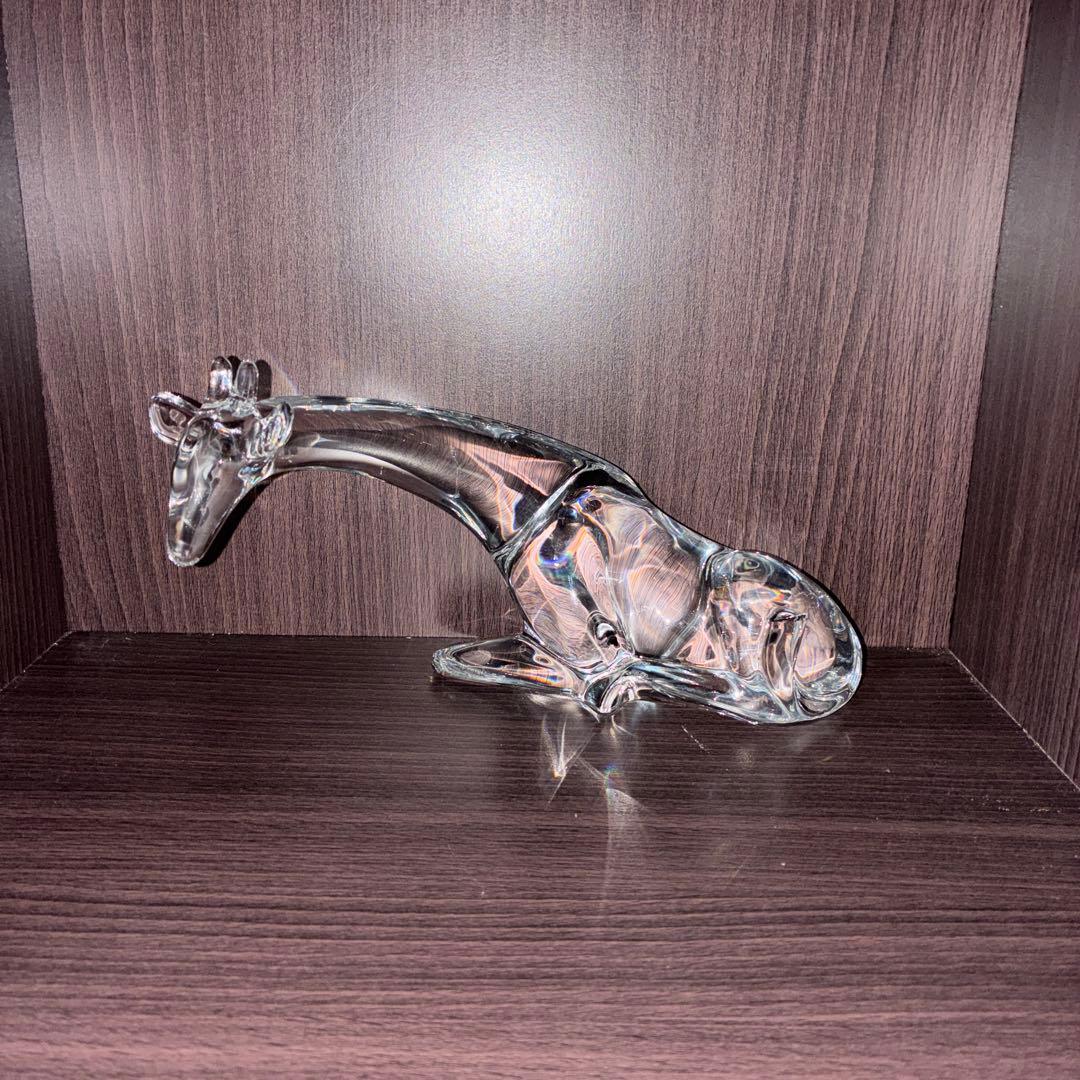 バカラ タンガニーカ　キリン　オブジェ　フィギュア　フィギュリン