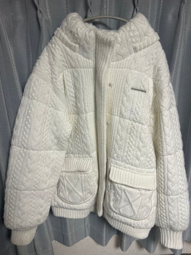 ジャケット・アウター ANDMARY Mary quilting knit shape jacket