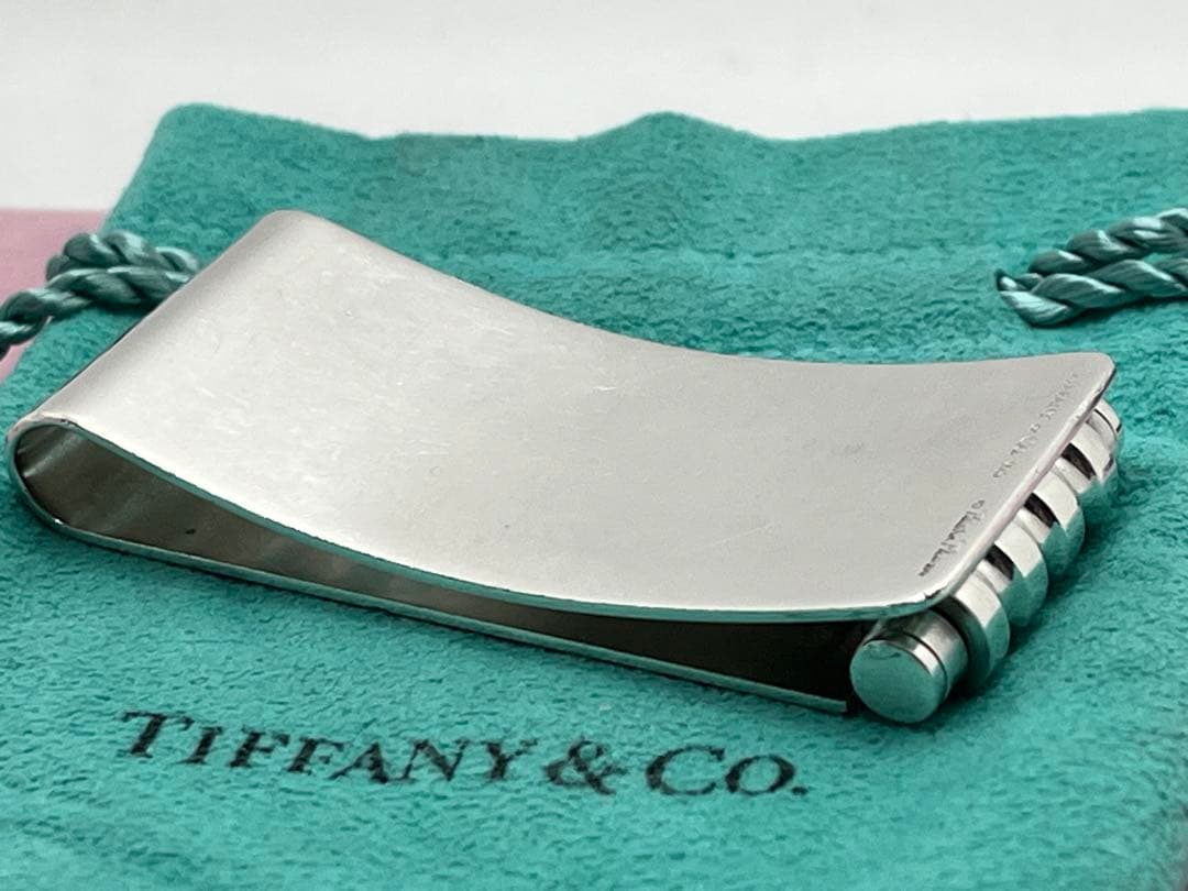 h292 超希少　ティファニー　マネークリップ　ローラー　シルバー　925