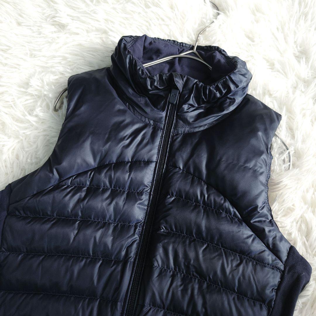 Lululemon ルルレモン 軽量 スリム ダウンベスト 紺 4 グース