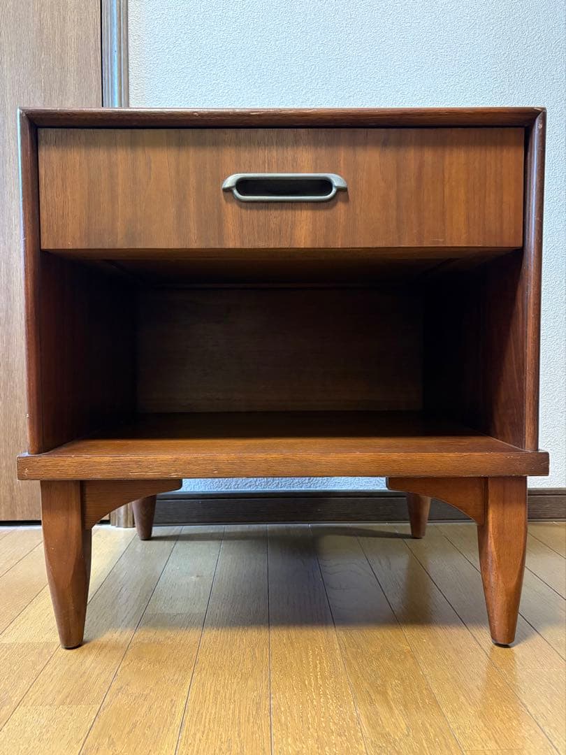 ドレクセルヘリテイジ Rishel サイドテーブル 米軍家具 ミッドセンチュリー