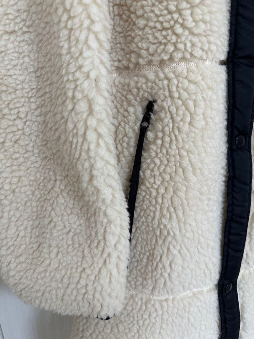 HYKE新品紙タグ付き⭐️日本製ハイクボアロングコート軽量暖かいコート