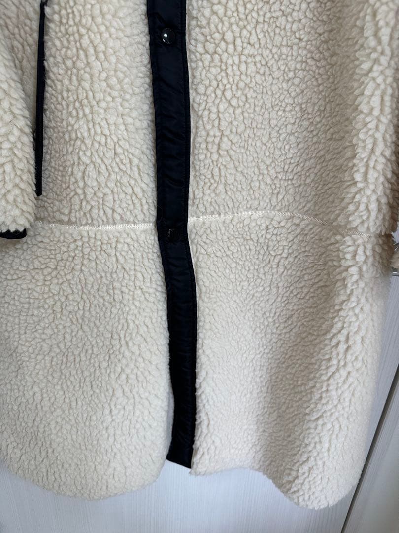 HYKE新品紙タグ付き⭐️日本製ハイクボアロングコート軽量暖かいコート