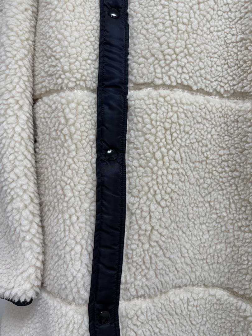 HYKE新品紙タグ付き⭐️日本製ハイクボアロングコート軽量暖かいコート