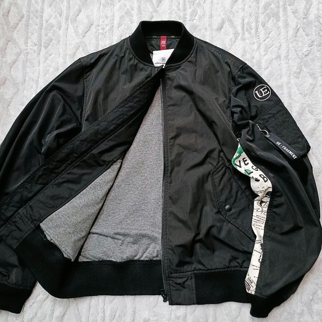 ユニフォームエクスペリメント × ALPHAアルファ コラボ MA-1ジャケット