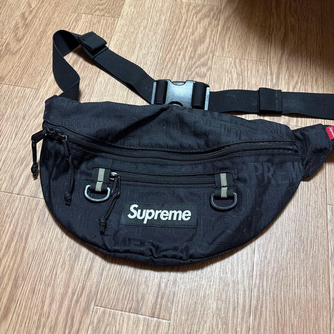 19FW Supreme ボディバッグ ブラック