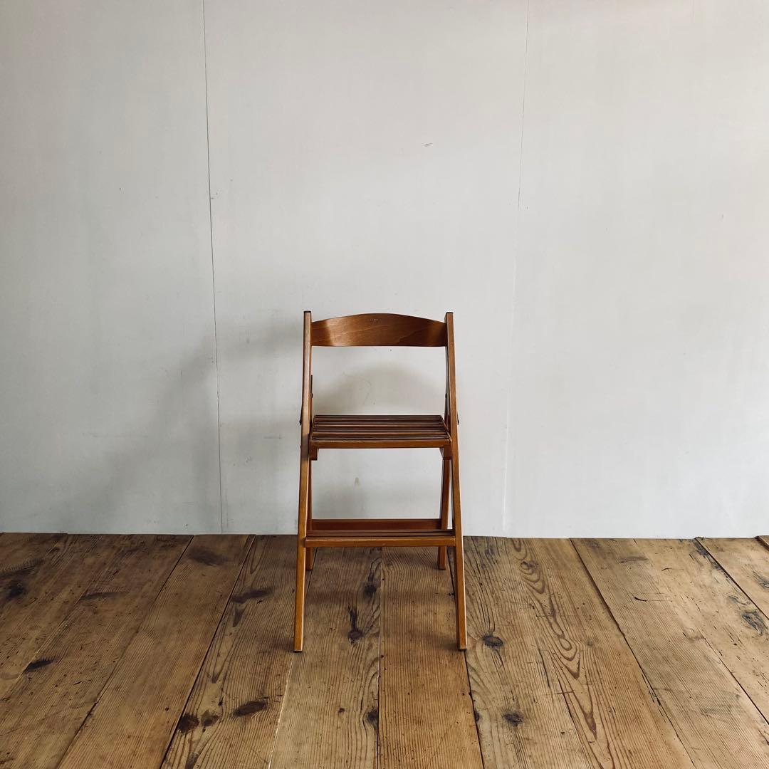 DEL FABBRO イタリア製 フォールディング チェア 椅子 折り畳み