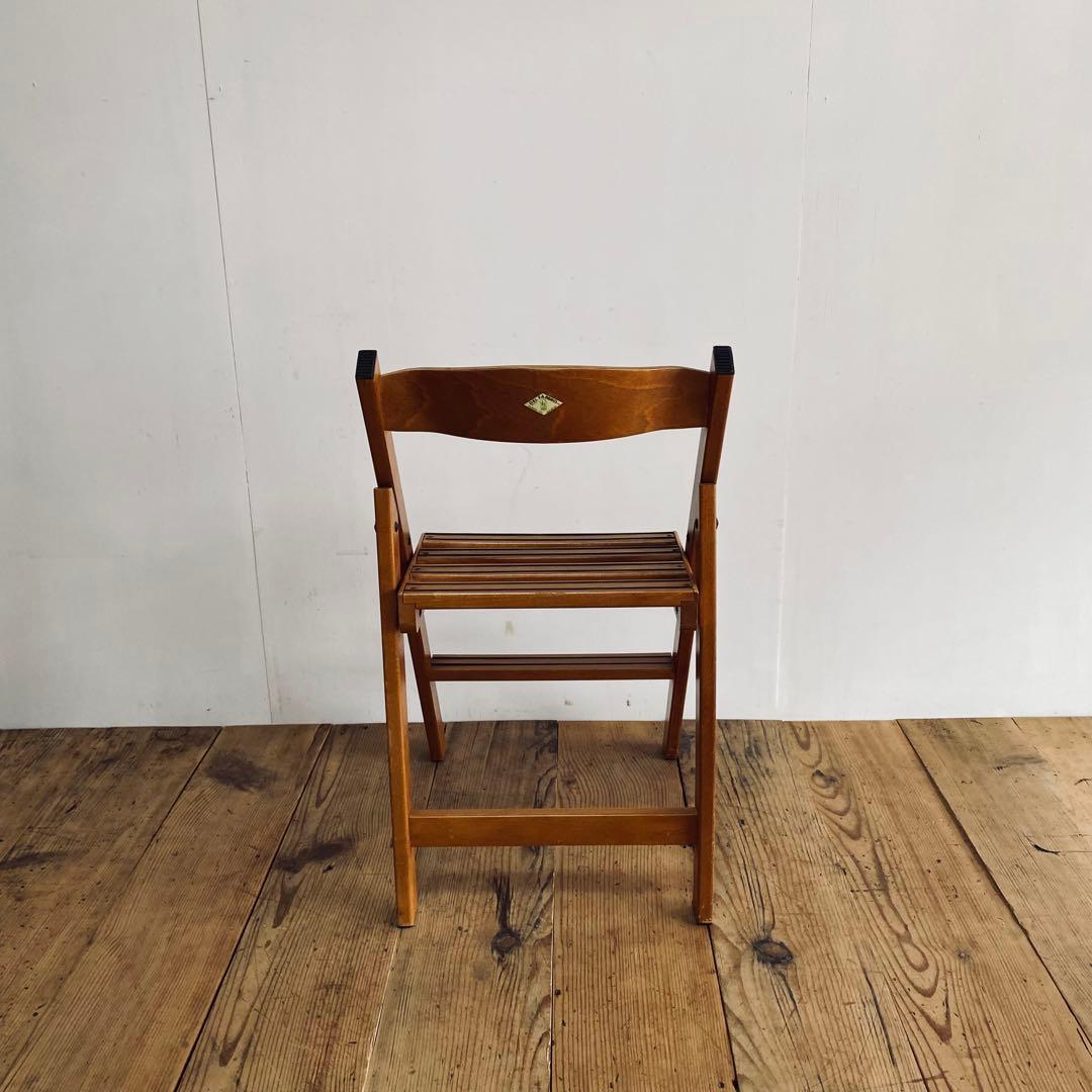 DEL FABBRO イタリア製 フォールディング チェア 椅子 折り畳み