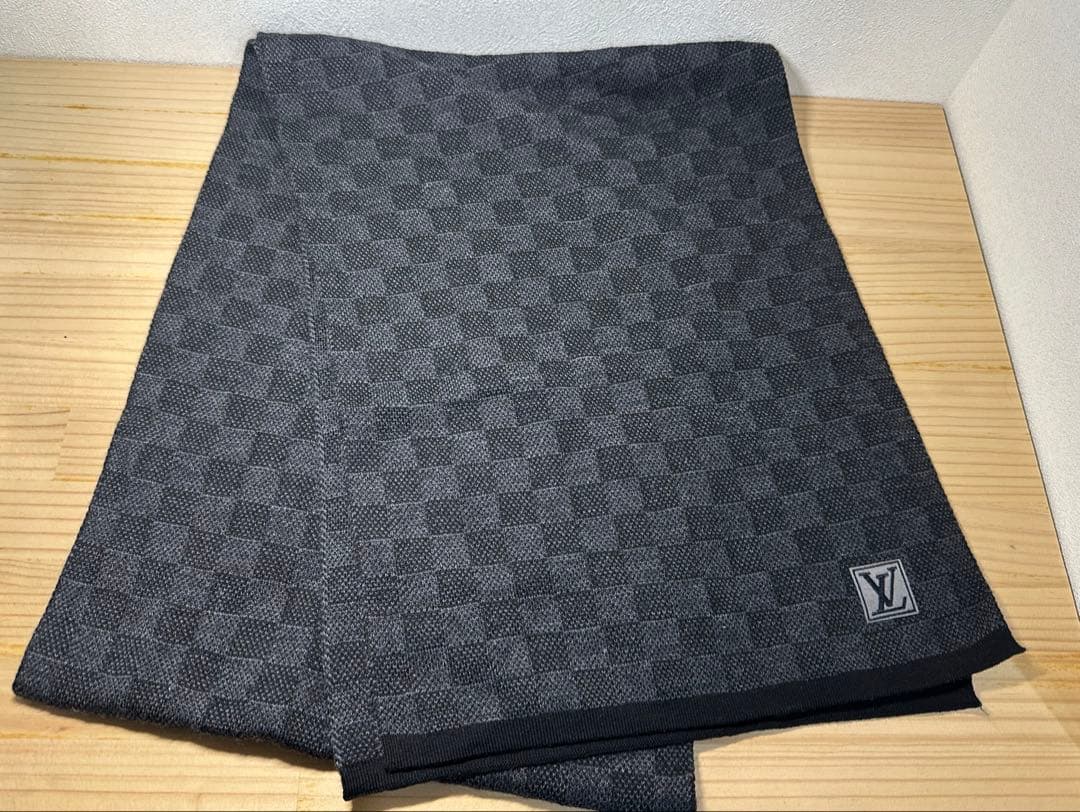 ▶︎SK ルイヴィトン　エシャルプ　プティダミエ　ウール