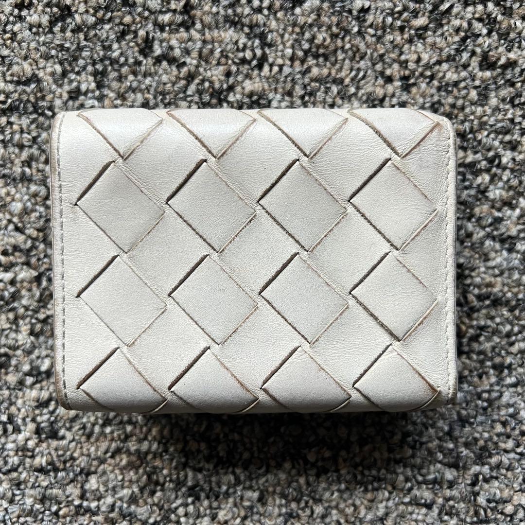 ボッテガヴェネタ 三つ折り財布 イントレチャート プラスター 伊勢丹新宿本店購入