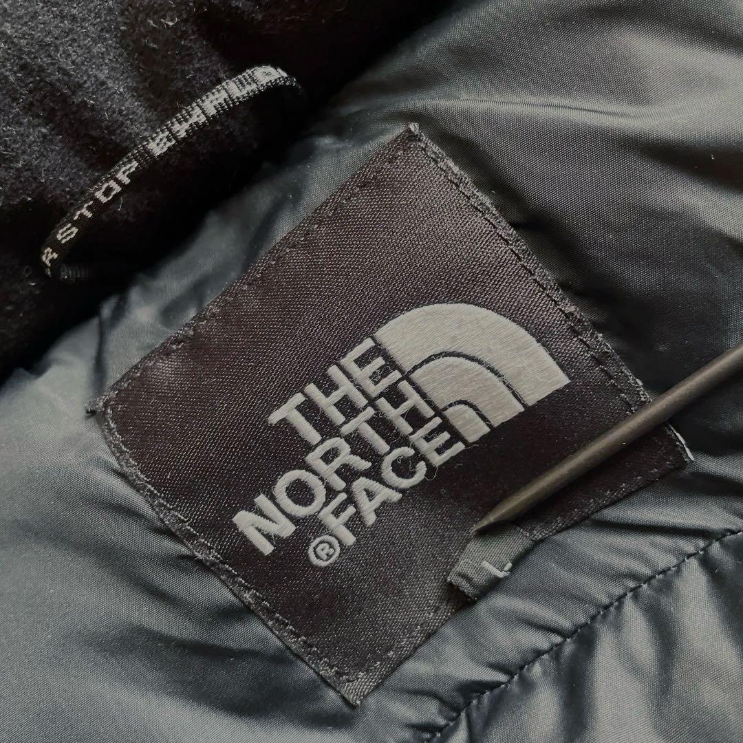 Lノースフェイスレディース700フィルブラック黒ヌプシ2ダウンジャケットパーカー