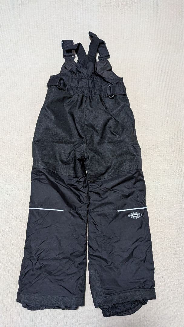 Columbia 子ども用 スノーウエア 赤/グレー スノーパンツ2枚付き