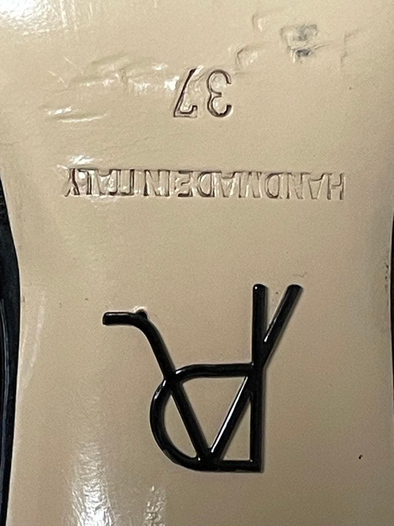 【可愛い】PAUL ANDREW 水玉　ネイビー　37