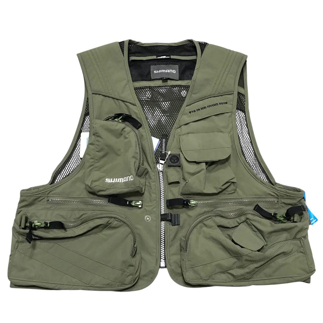 タグ付き新品　SHIMANO シマノ　フィッシングベスト　ロゴ　VE-032J