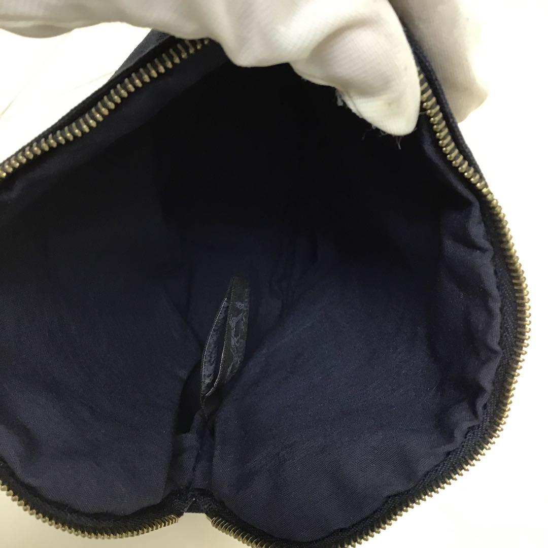 ‼️最終値下げ‼️❣️エルメス HERMES❣️ ボリードポーチ　小物入れ　ネイビー