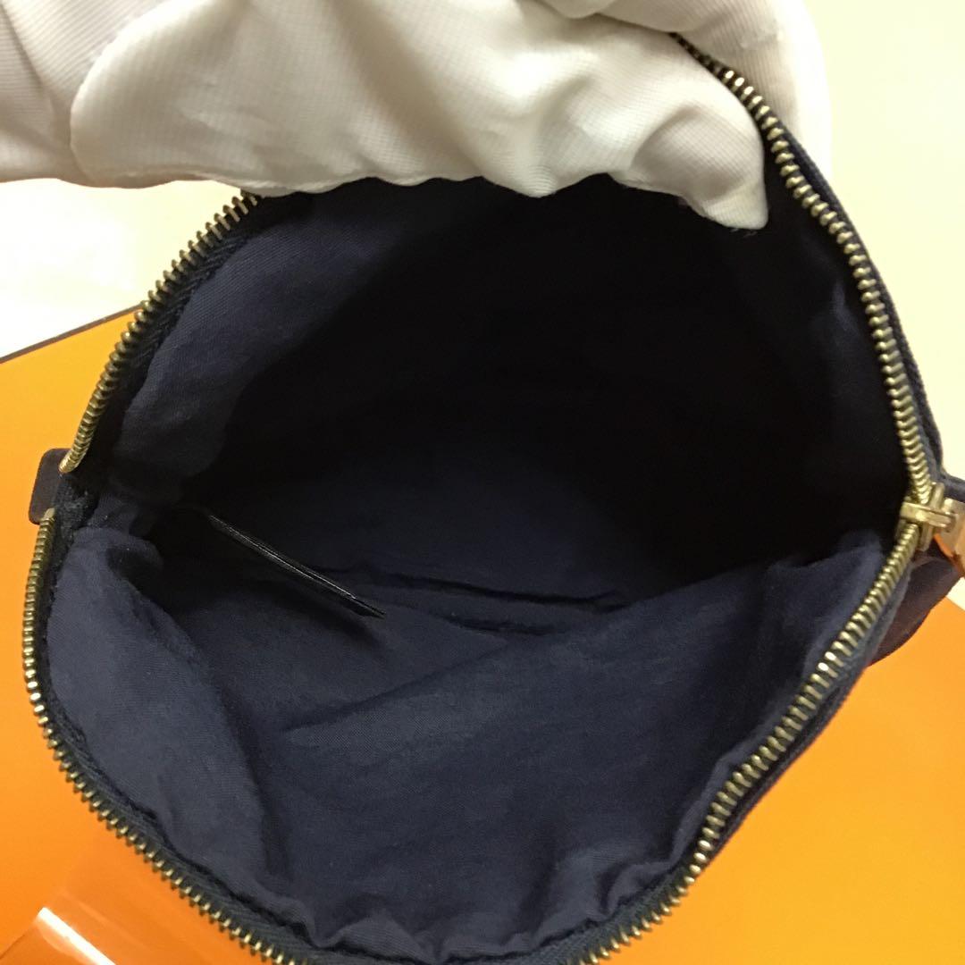 ‼️最終値下げ‼️❣️エルメス HERMES❣️ ボリードポーチ　小物入れ　ネイビー