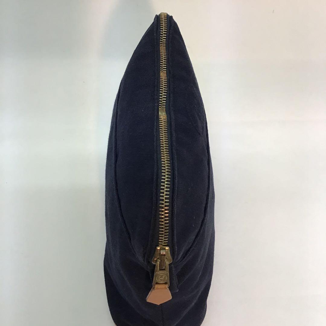 ‼️最終値下げ‼️❣️エルメス HERMES❣️ ボリードポーチ　小物入れ　ネイビー