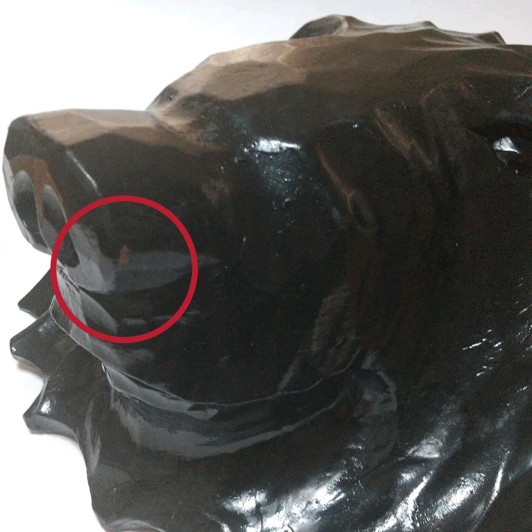 熊 クマ 木彫り 壁掛け 北海道 インテリア