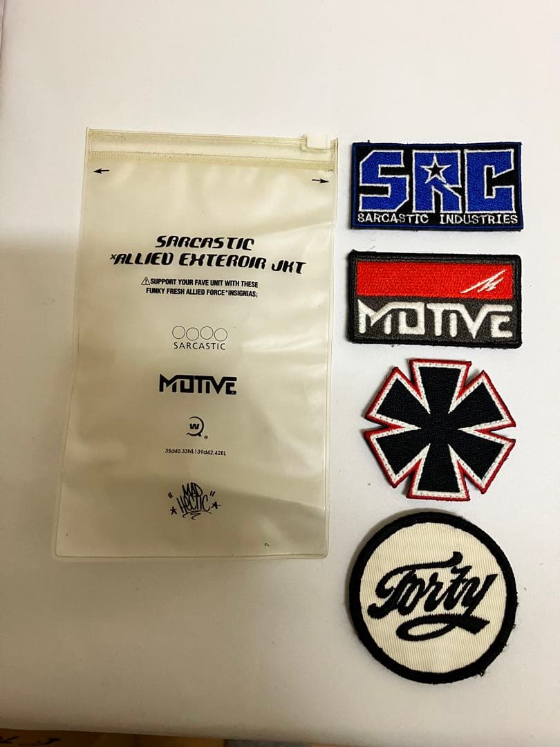 サキャスティック MOTIVE WTAPS hecticブラック MA-1