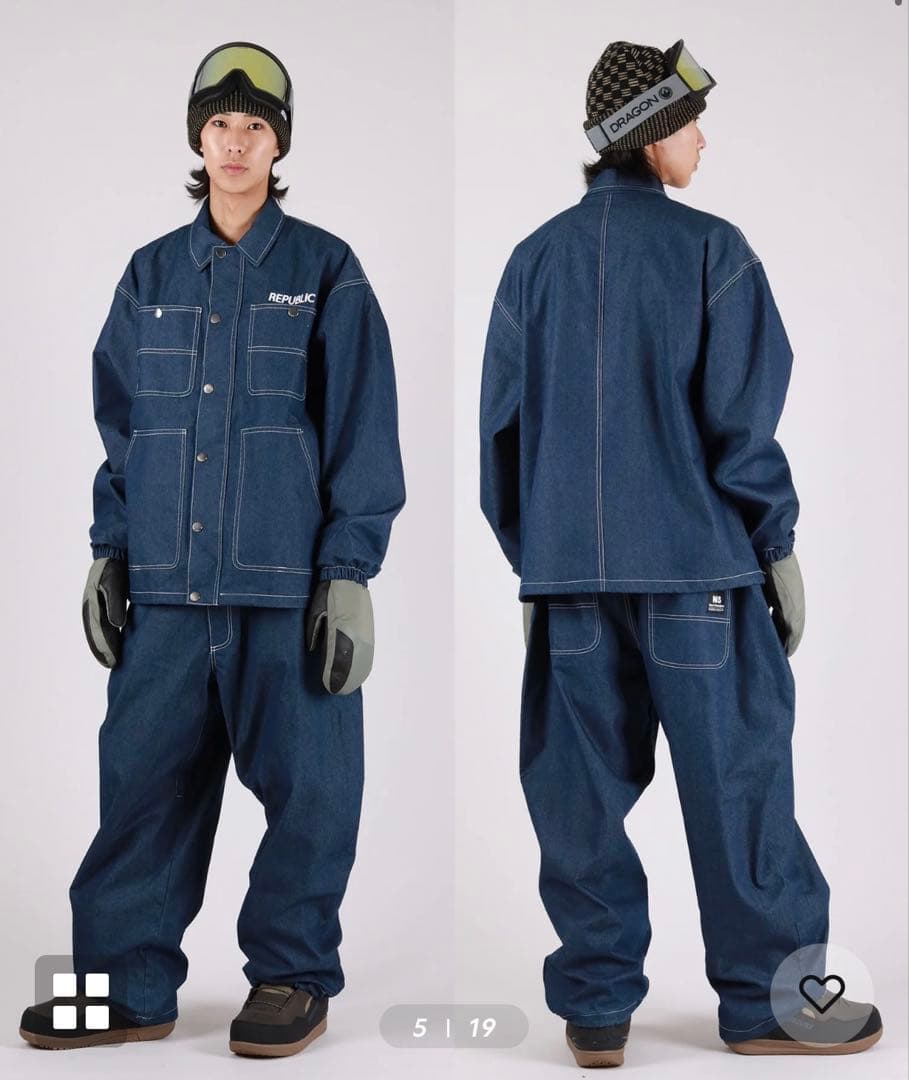 REPUBLIC スノーボード ウェアパンツ