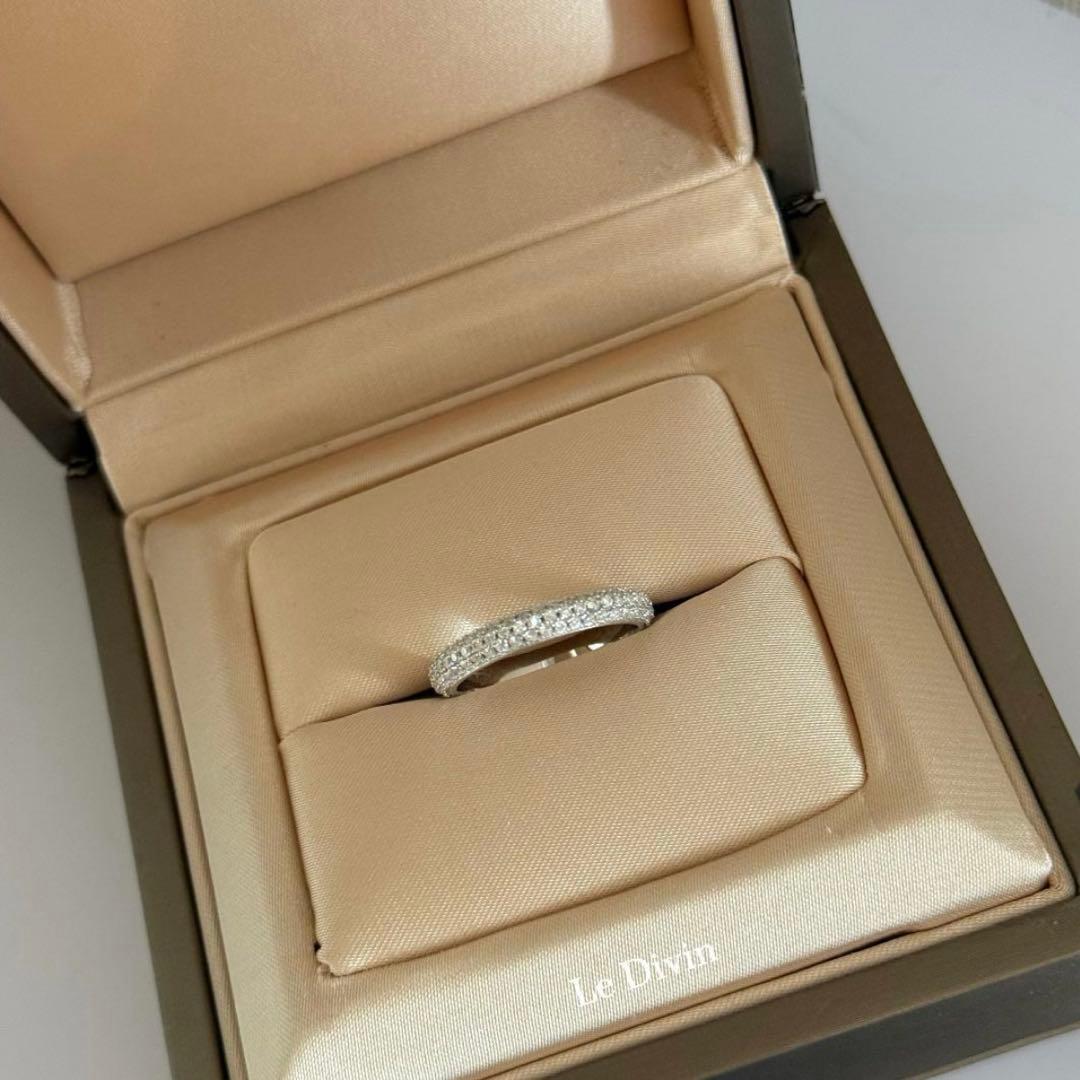 一点限定価格 11号 モアサナイト パヴェリング フルエタニティ S925