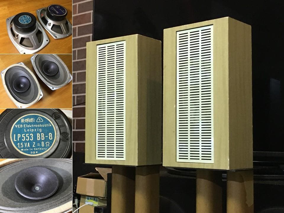 東独RFT ビンテージフルレンジ LP553-BB システム ペア！