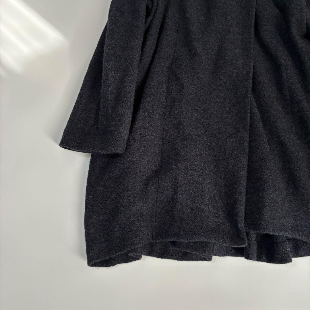 【美品】萌 モユル ウール100％ ロングコート 上質 センソユニコ