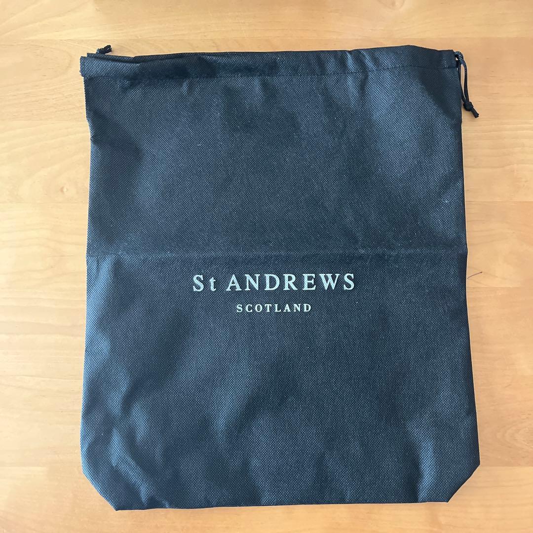 【新品未使用】ST ANDREWS ゴルフシューズ 23.0cm ブラック　厚底