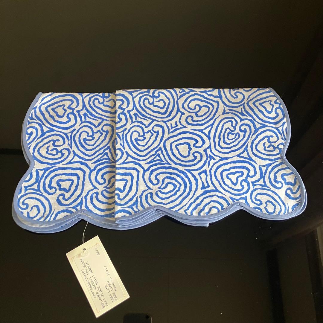 プラテージ　テーブルクロス　イタリア製 リネン　ナプキン　ココ・シャネル