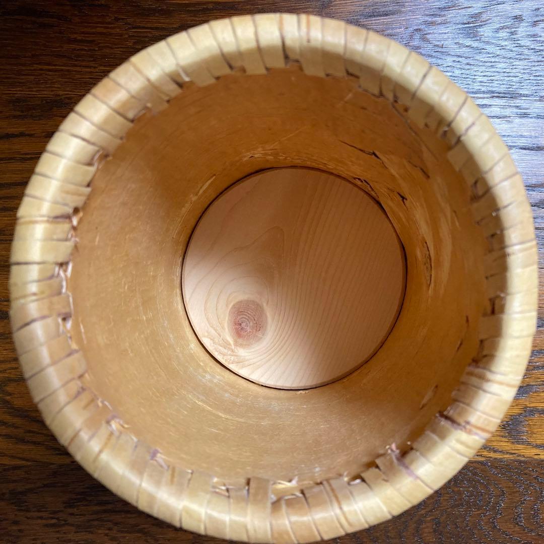 ロシア雑貨☆白樺工芸べレスタ パンジー収納boxマトリョーシカ