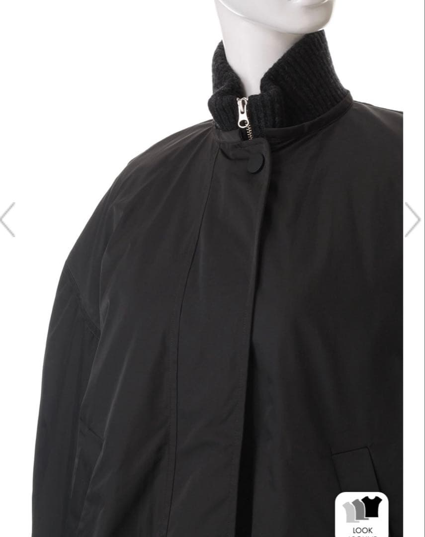 ENFOLD DICROS SOLO Twill ニットレイヤーバルーンコート