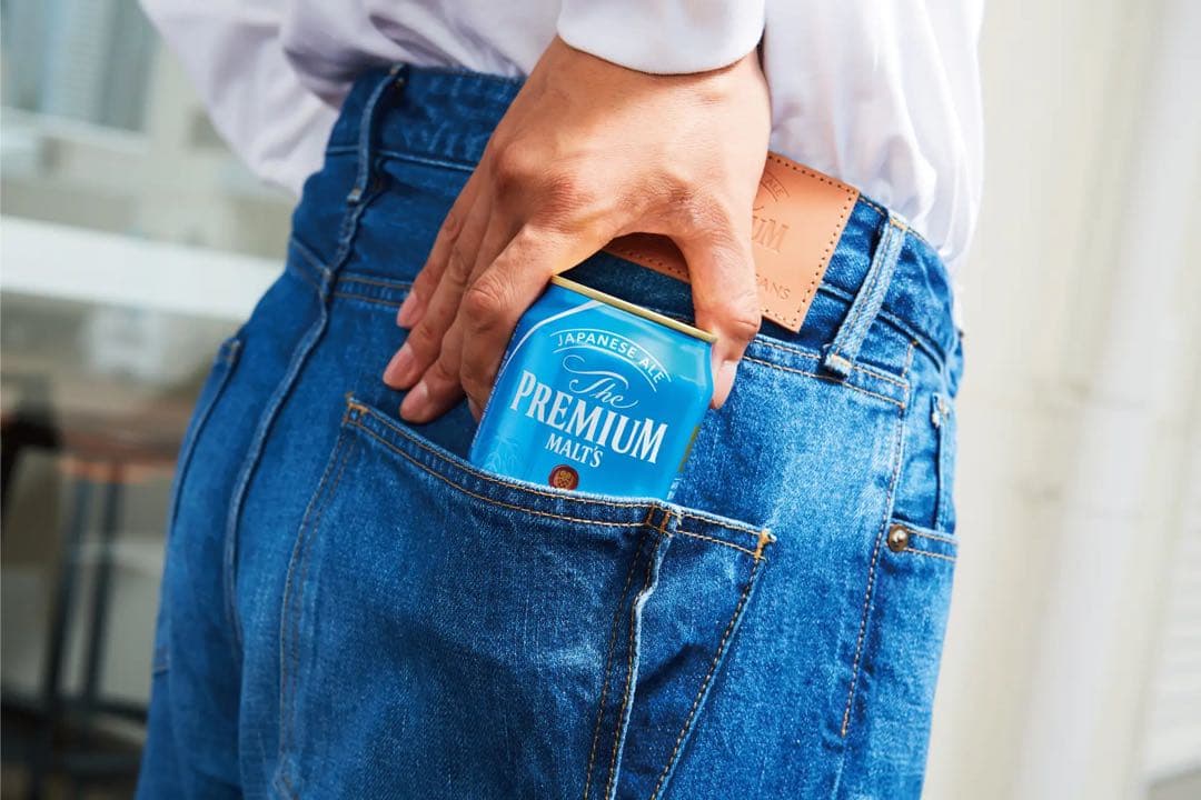 JAPAN BLUE JEANS プレミアムモルツ　Sサイズ　新品　非売品