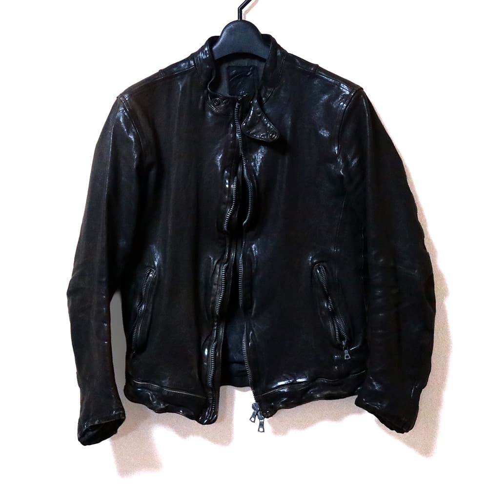 バックラッシュ ジャパンホース シングルライダース レザー ジャケット