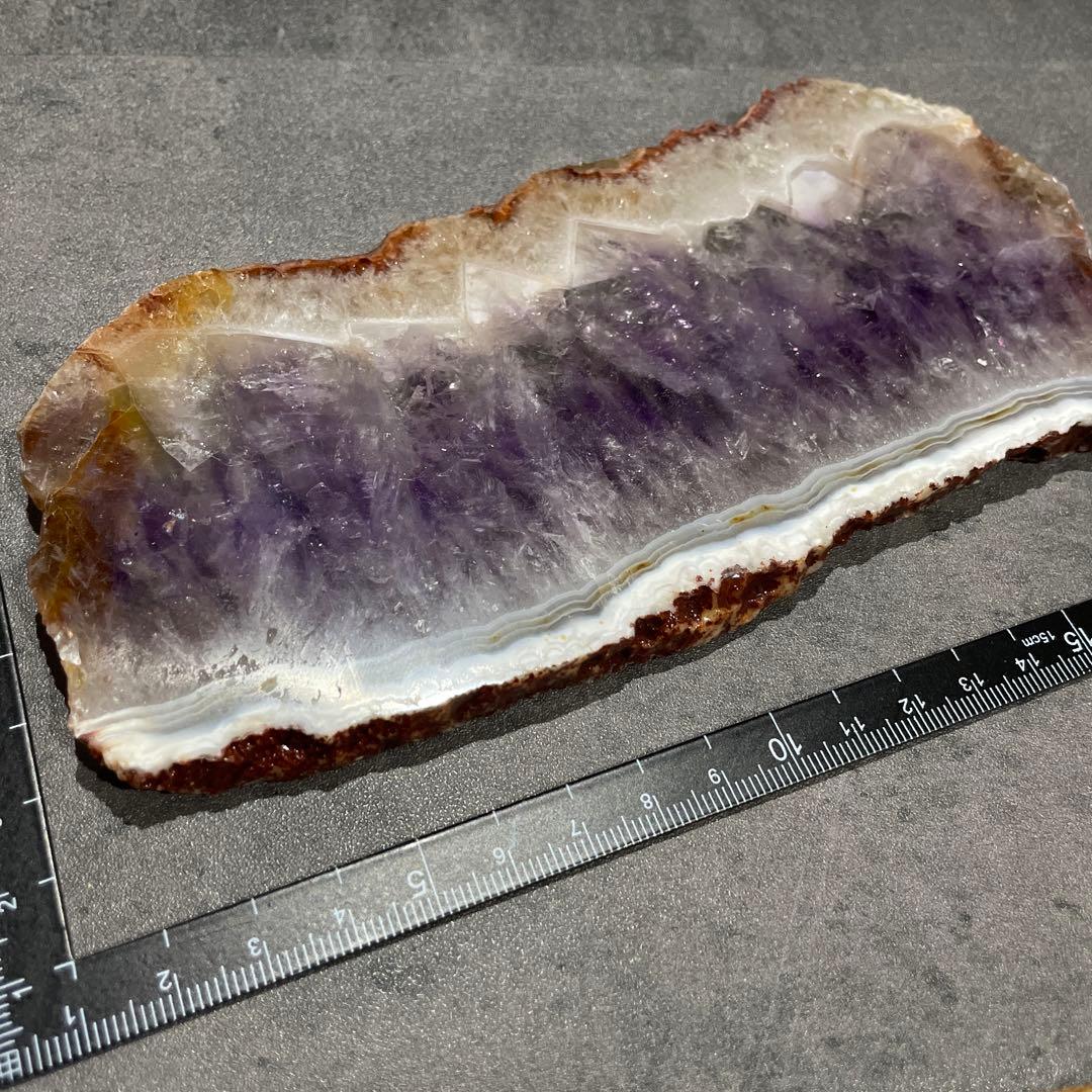 天然石　ファントムアメジスト　スライス　スラブ　原石
