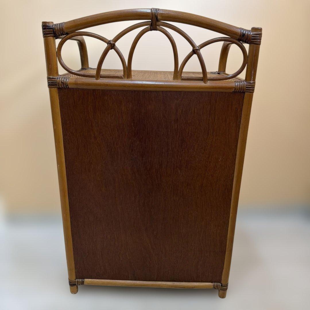 ナチュラルラタン 4段チェスト