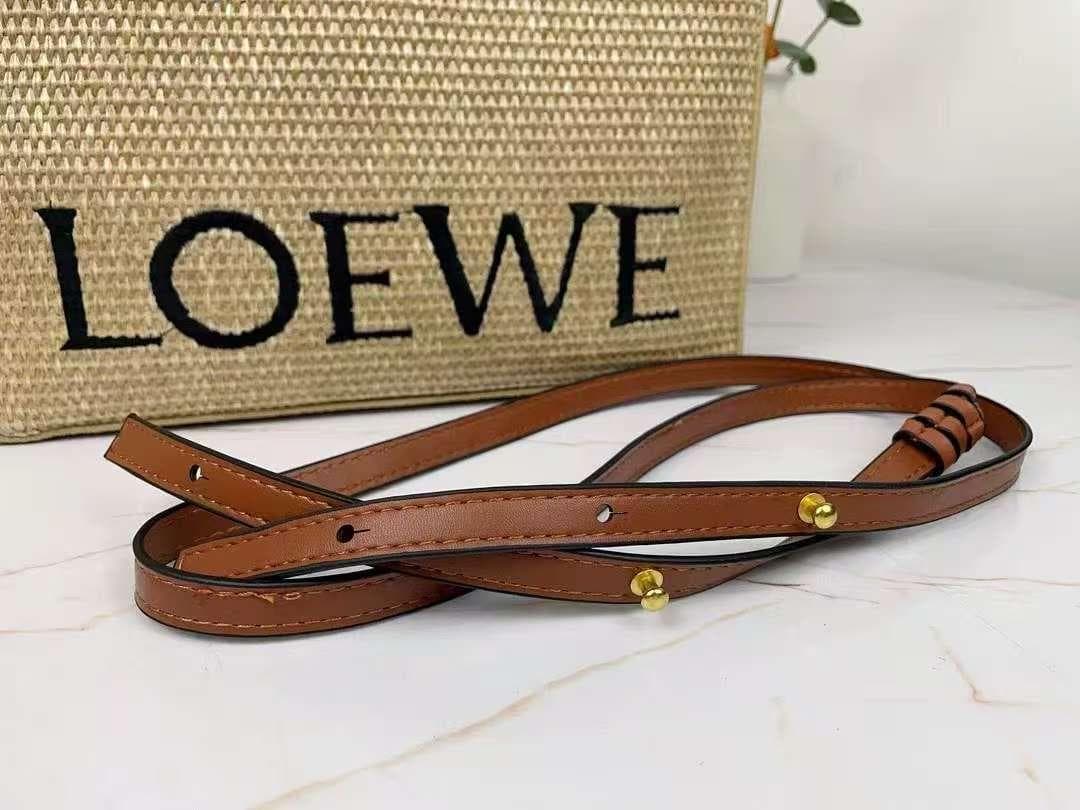 LOEWE 米色 編み込み トートバッグ