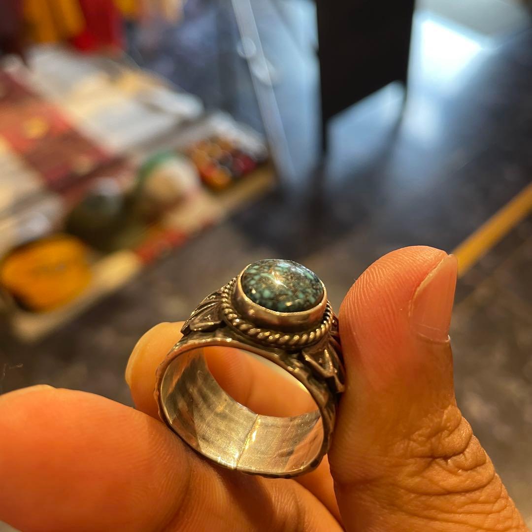 SUNSHINE REEVES リング ナバホ族 ターコイズ 18号