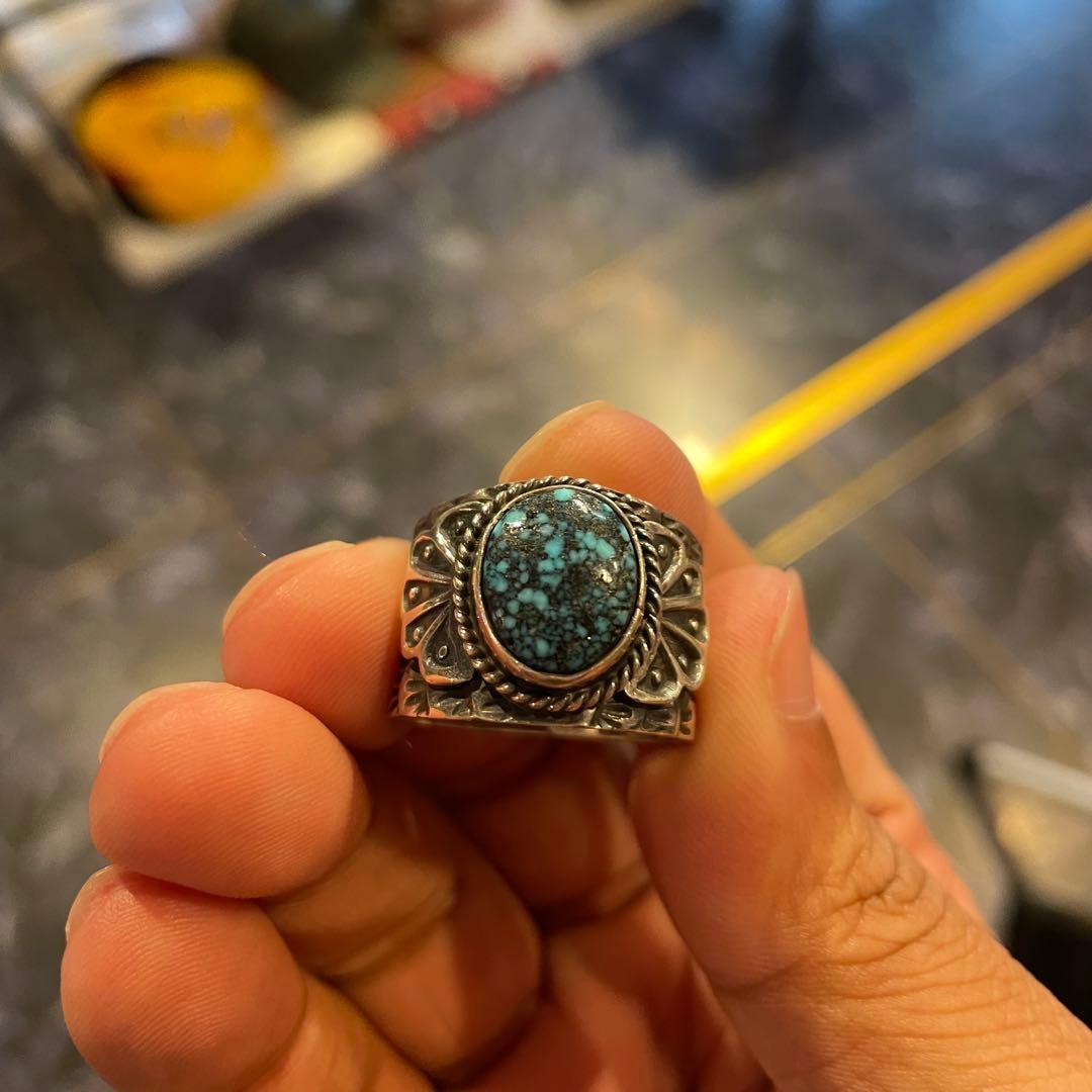 SUNSHINE REEVES リング ナバホ族 ターコイズ 18号