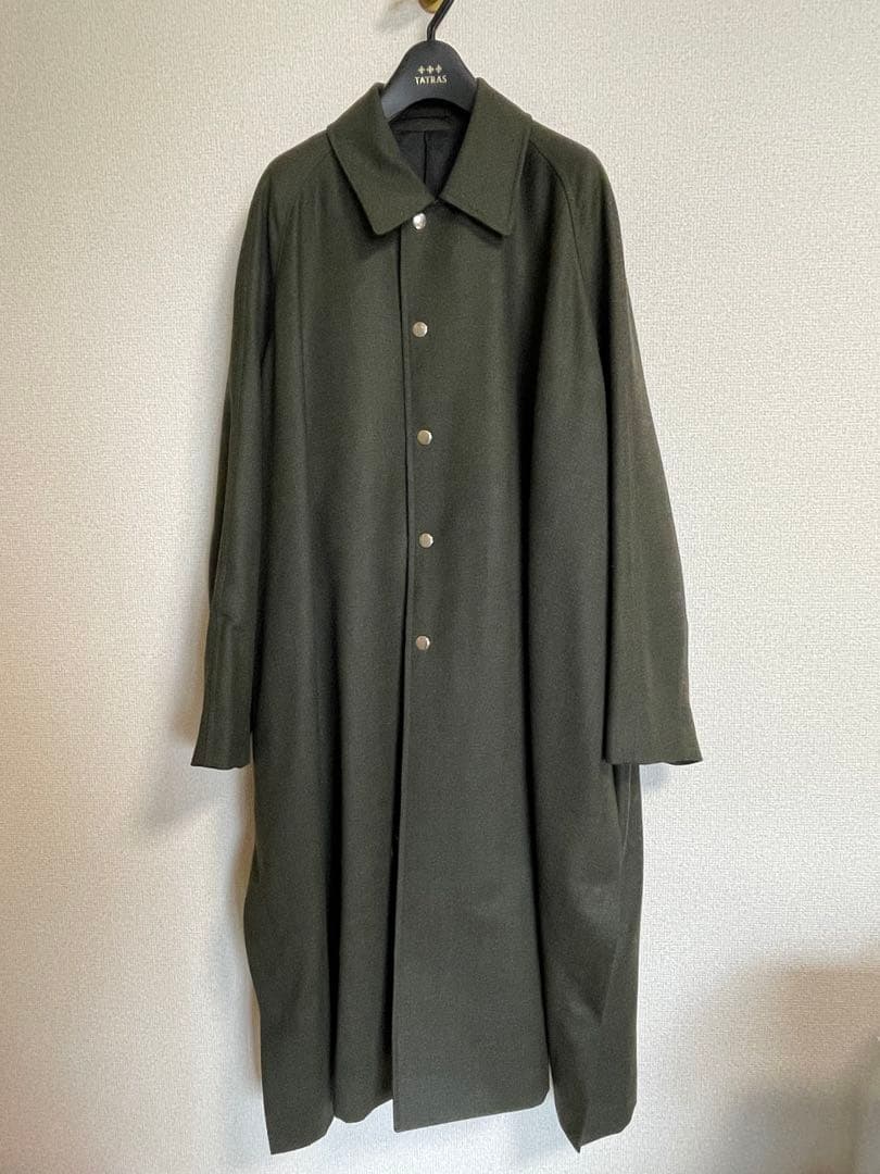 The CLASIK バルカラーポンチョ カーキ