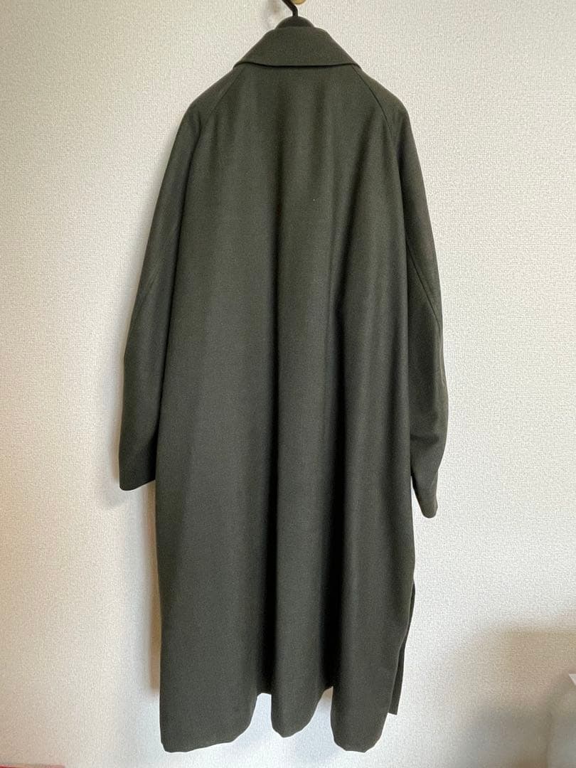 The CLASIK バルカラーポンチョ カーキ