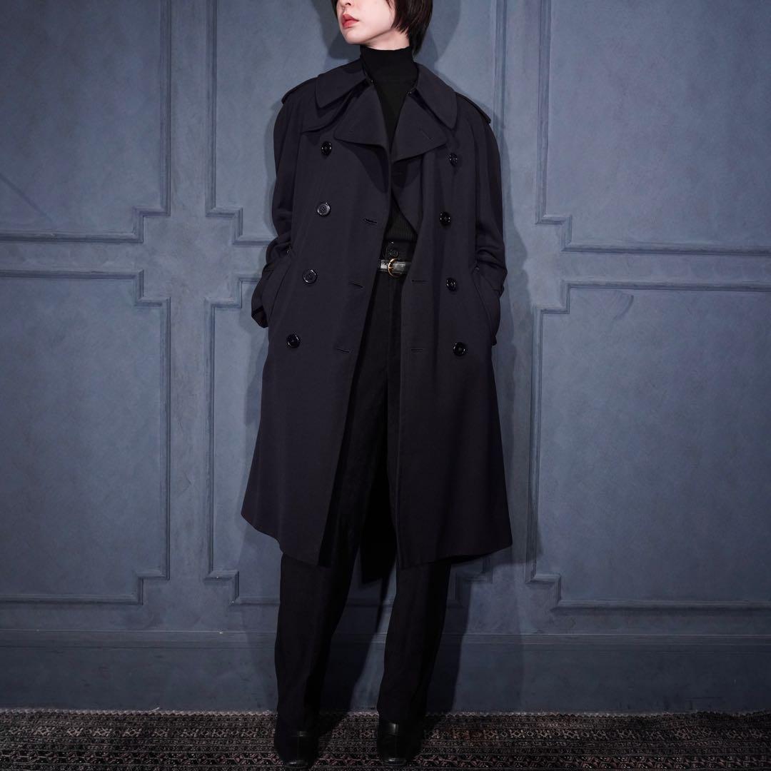 Aquascutum アクアスキュータムウールベルテッドトレンチコート