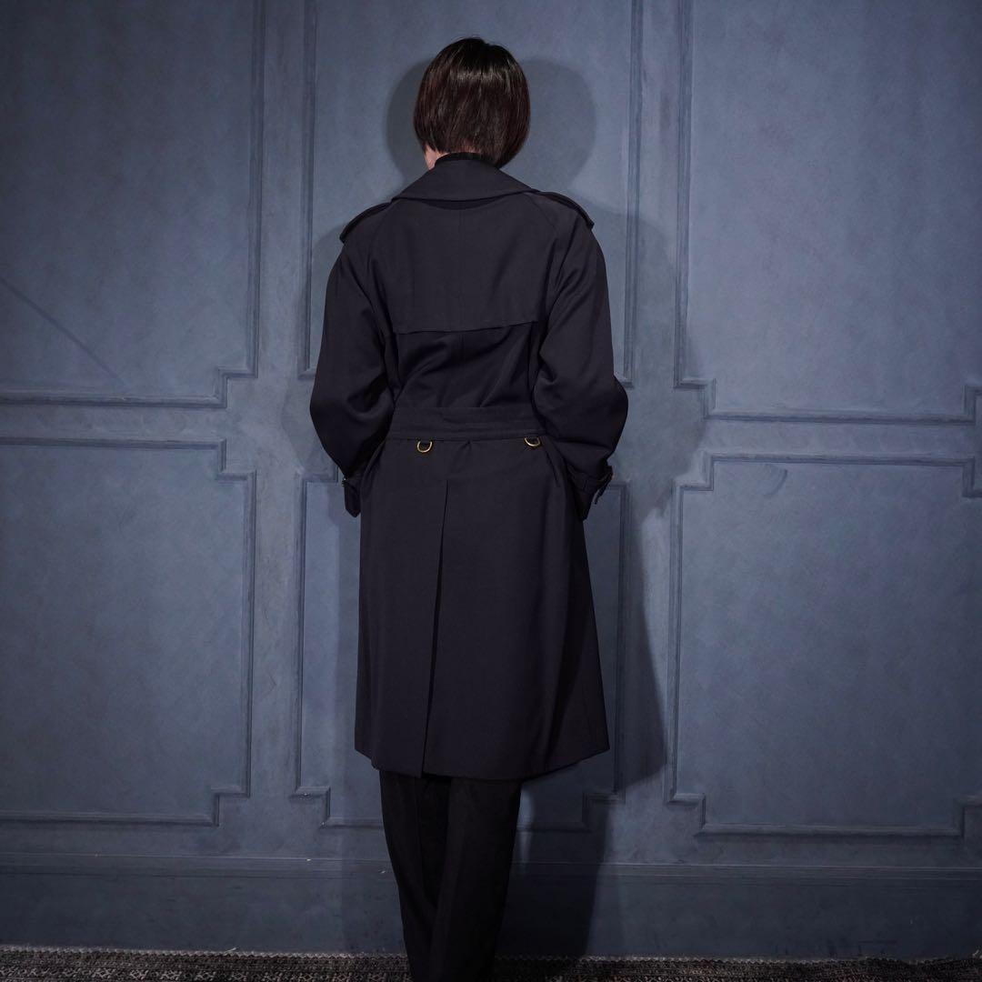 Aquascutum アクアスキュータムウールベルテッドトレンチコート