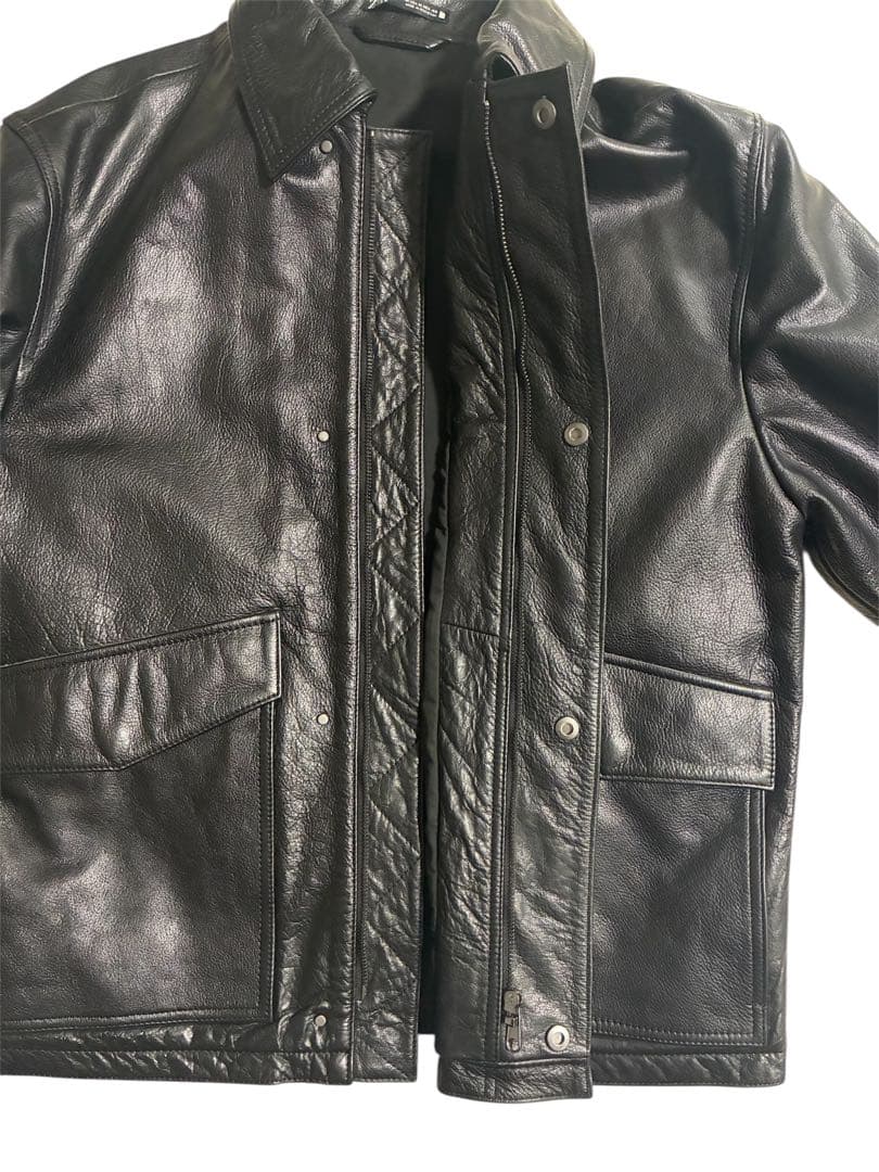 ZARA バッファローレザージャケット サイズM